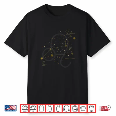 Leo Constellation Zodiac Sign Horoscope Stars Leo Shirt