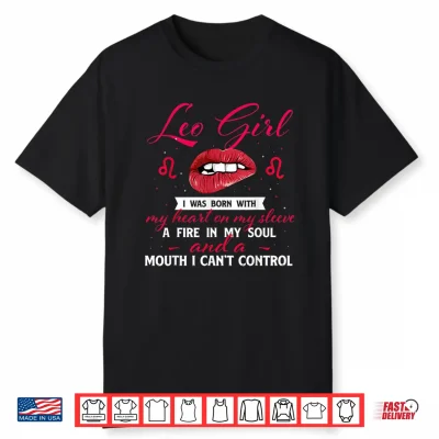 Leo Horoscope Zodiac Sign Birthday Astrology Symbol Shirt