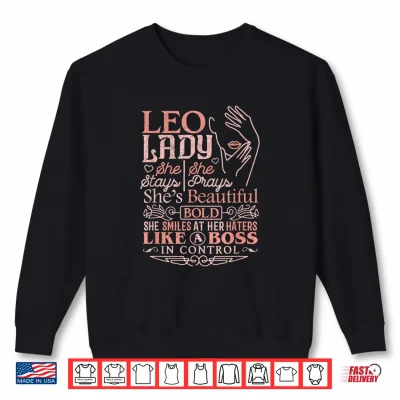 Sweatshirt Leo Lady Shirt Astrology Zodiac Sign Leo Shirt