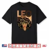Leo Queen Melanin Afro Black Culture Zodiac Sign Shirt