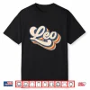 Leo Retro Zodiac Sign July August Birthday Shirt