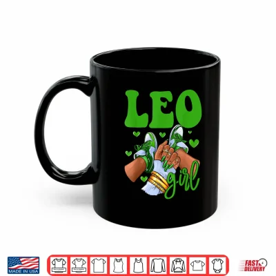 Mug Leo Shoes Astrology Zodiac Sign Black Culture Shirt