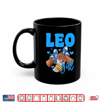 Mug Leo Sneakers Astrology Zodiac Sign Black Culture Shirt