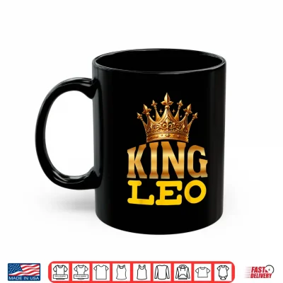King Leo Lion Zodiac Sign Crown Shirt 3 Mug King Leo Lion Zodiac Sign Crown Shirt