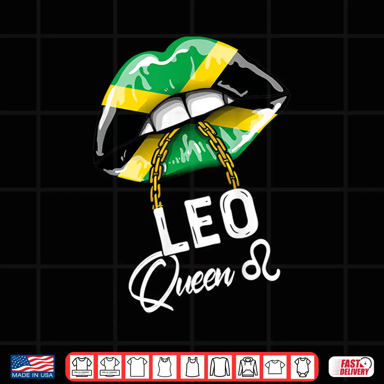 Jamaica Leo Queen Zodiac Birthday Jamaican Lips Cute Shirt Jamaica Leo Queen Zodiac Birthday Jamaican Lips Cute Shirt