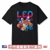 Leo Black Culture Birthday Sneakers Nails Zodiac Shirt