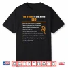 Leo Facts Zodiac Sign Shirt