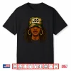 Leo Queen Camouflage Black Culture Cap Zodiac Birthday Shirt