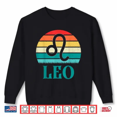 Sweatshirt Leo Sunset Zodiac Shirt