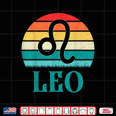 Design Leo Sunset Zodiac Shirt