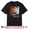 Melanin Leo Vibes Only Zodiac Sign For Black Culture Shirt