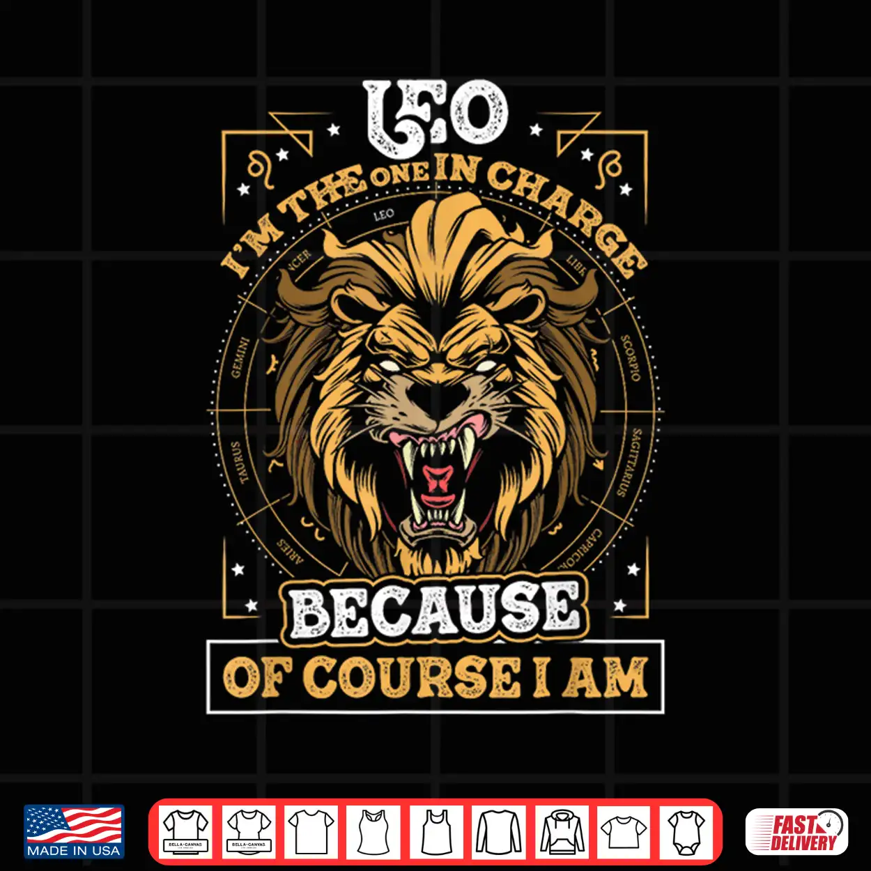 Leo Zodiac Sign In Charge July August Birthday Astrology Shirt Leo Zodiac Sign In Charge July August Birthday Astrology Shirt