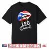 Puerto Rico Leo Queen July August Zodiac Cute Birthday Flag Shirt