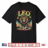 Retro Leo Zodiac Sign Shirt