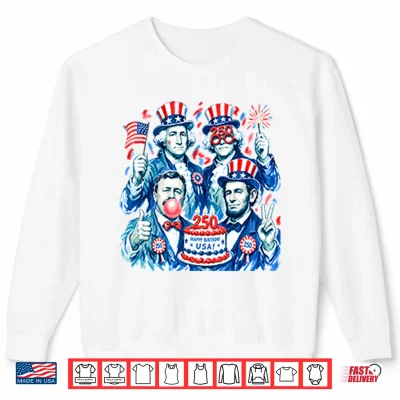 Sweatshirt Funny Founding Fathers America 250th Anniversary Shirt