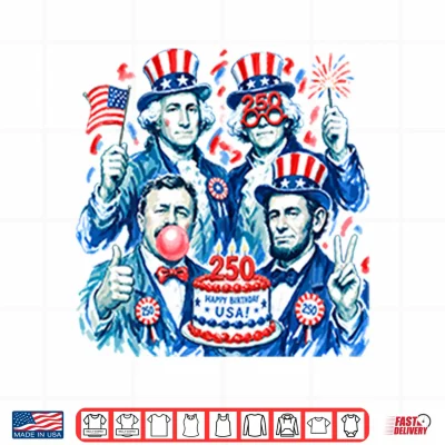Design Funny Founding Fathers America 250th Anniversary Shirt
