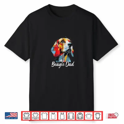 Beagle Dad Dog Lovers Men Women Vintage Father’S Day Shirt