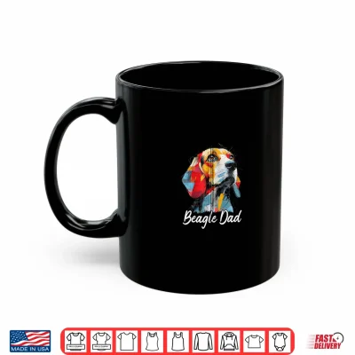 Mug Beagle Dad Dog Lovers Men Women Vintage Fathers Day Shirt