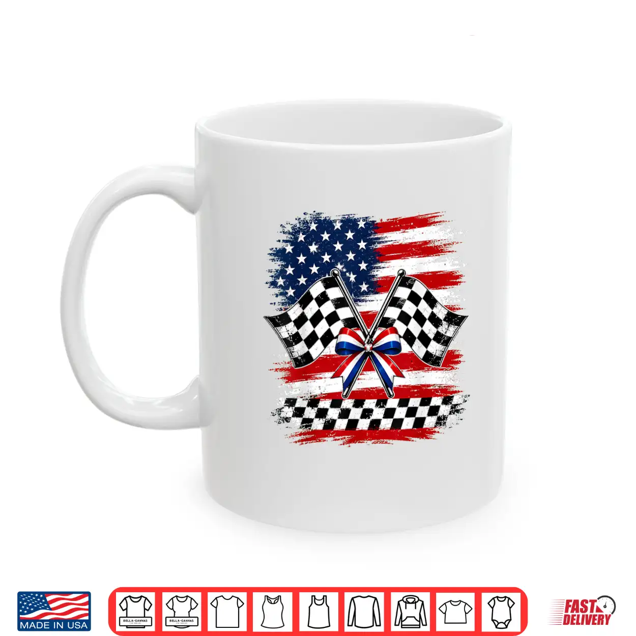 4Th Of July Usa Patriotic Racing Flags Checkered Race Day Shirt 4Th Of July Usa Patriotic Racing Flags Checkered Race Day Shirt