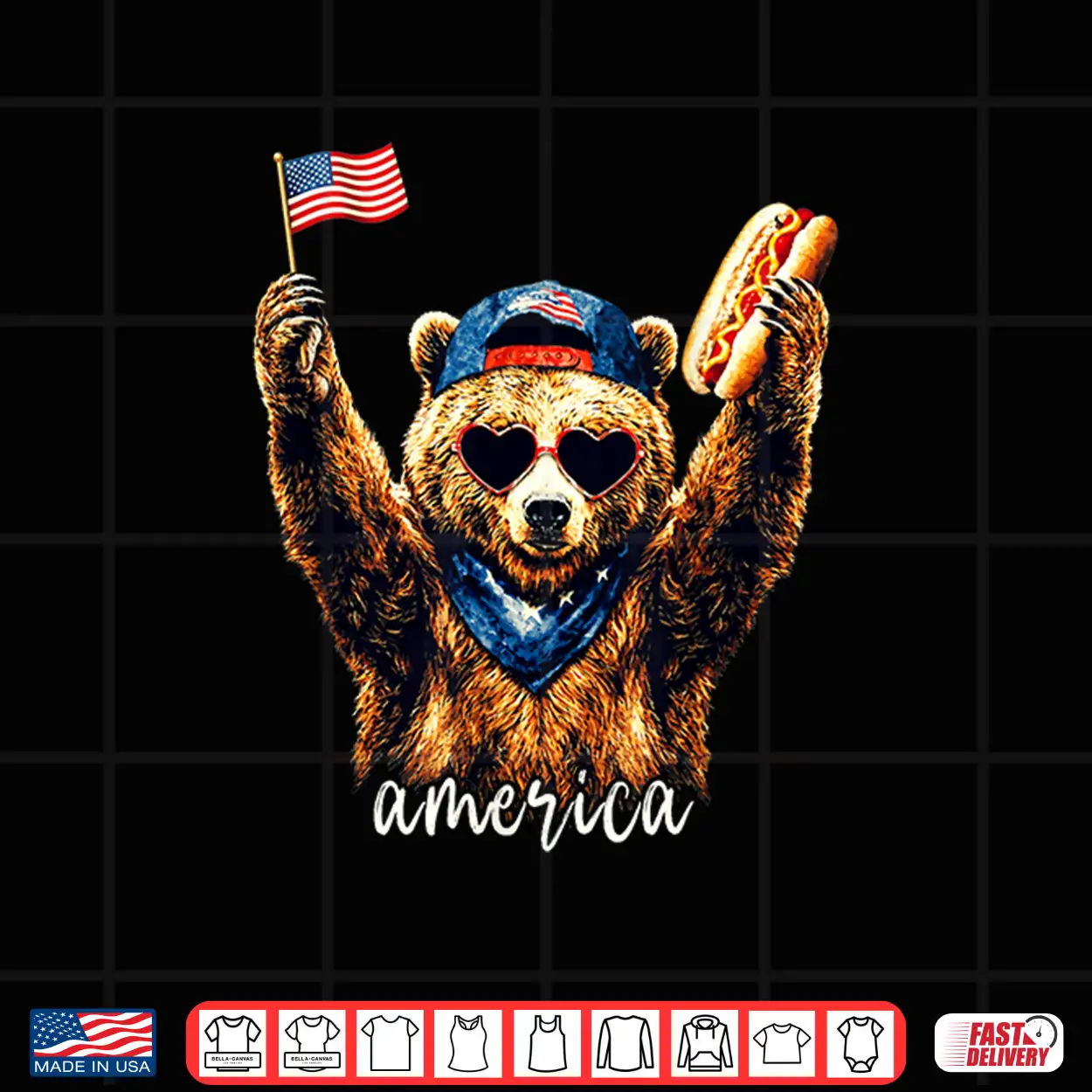 America Meme Bear Hotdog 250 Years 1776 2026 4Th Of July Shirt America Meme Bear Hotdog 250 Years 1776 2026 4Th Of July Shirt