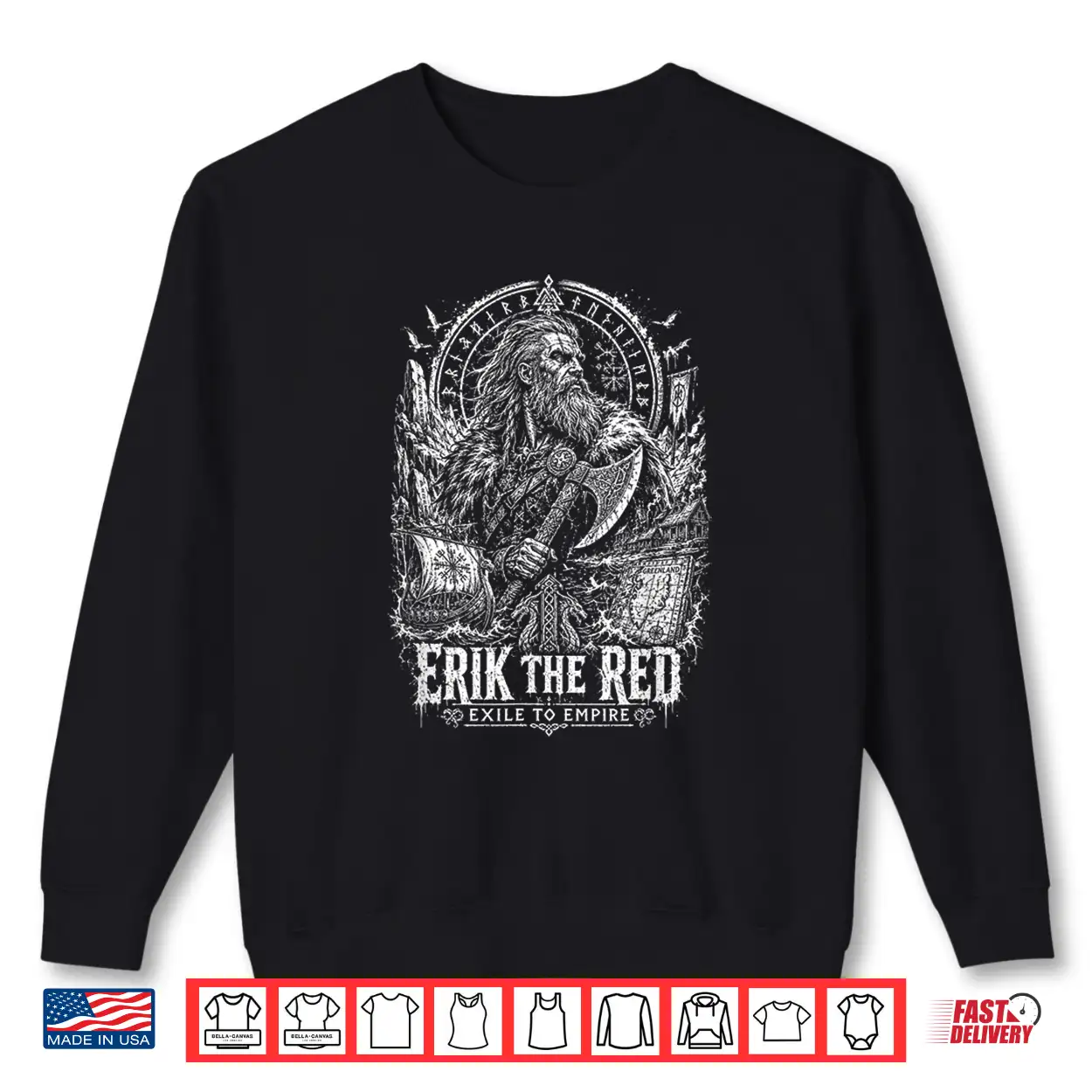 Erik The Red Exile To Empire Viking Saga Shirt Erik The Red Exile To Empire Viking Saga Shirt