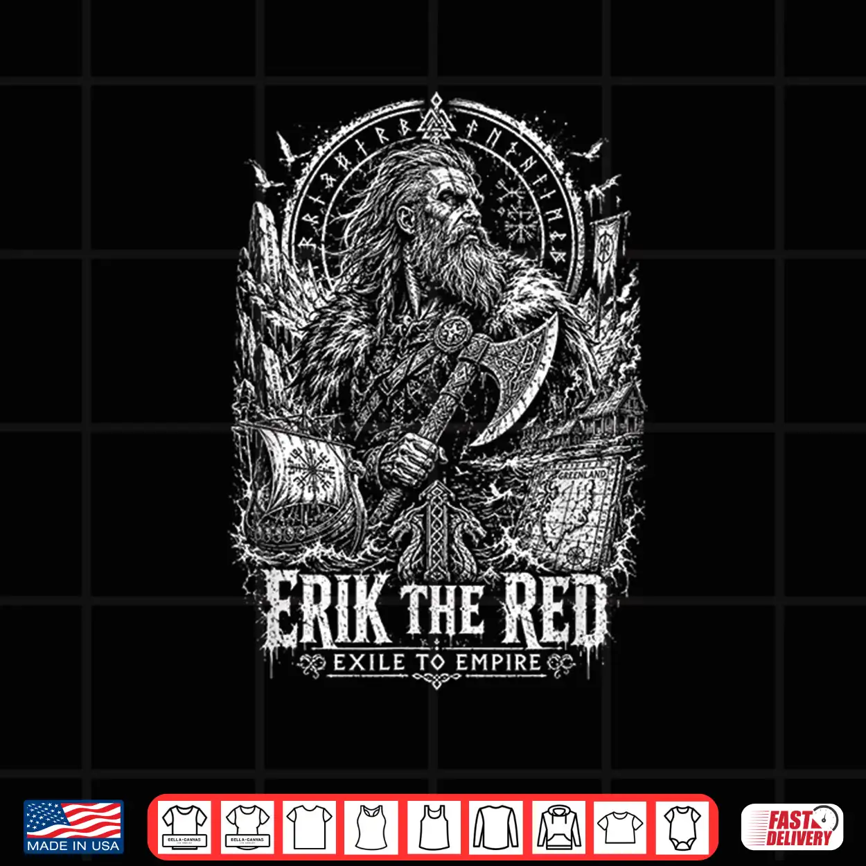 Erik The Red Exile To Empire Viking Saga Shirt Erik The Red Exile To Empire Viking Saga Shirt