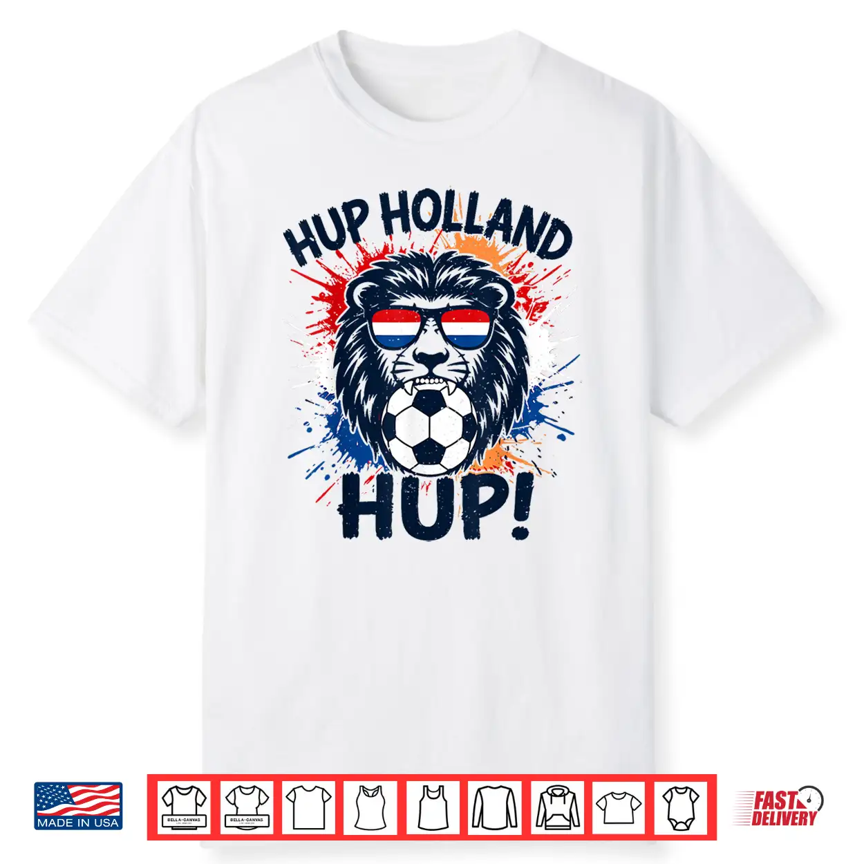 Hup Holland Netherlands Flag Lion Nederland Dutch Orange Shirt Hup Holland Netherlands Flag Lion Nederland Dutch Orange Shirt