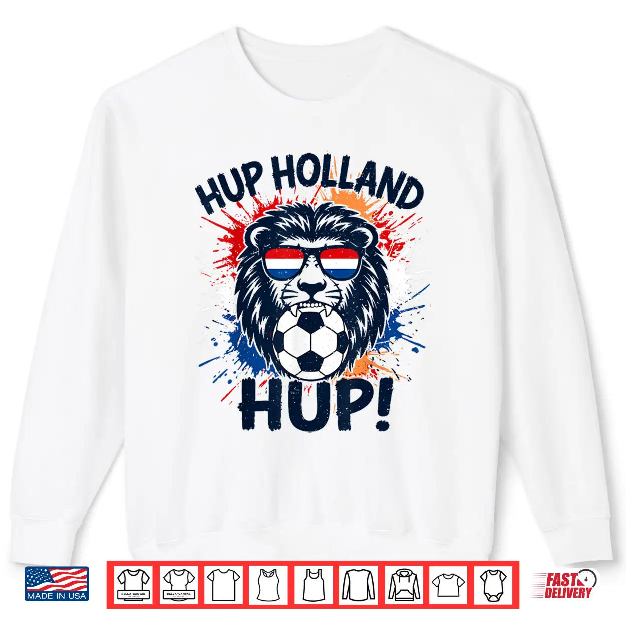 Hup Holland Netherlands Flag Lion Nederland Dutch Orange Shirt Hup Holland Netherlands Flag Lion Nederland Dutch Orange Shirt