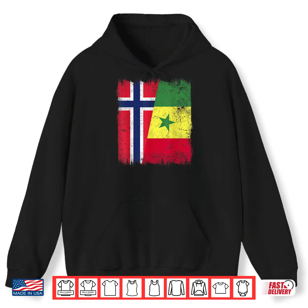 Norway Senegal Flag Norwegian Senegalese Roots Shirt Norway Senegal Flag Norwegian Senegalese Roots Shirt