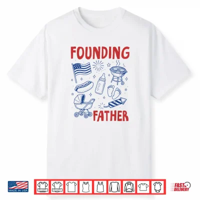 An All American Baby Pregnancy Announcement 4Th Of July Shirt