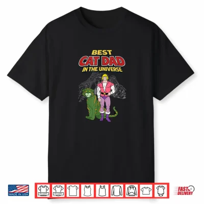 Masters Of The Universe Best Cat Dad He Man Shirt