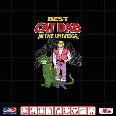 Masters Of The Universe Best Cat Dad He Man Shirt 4 Design Masters of the Universe Best Cat Dad He Man Shirt