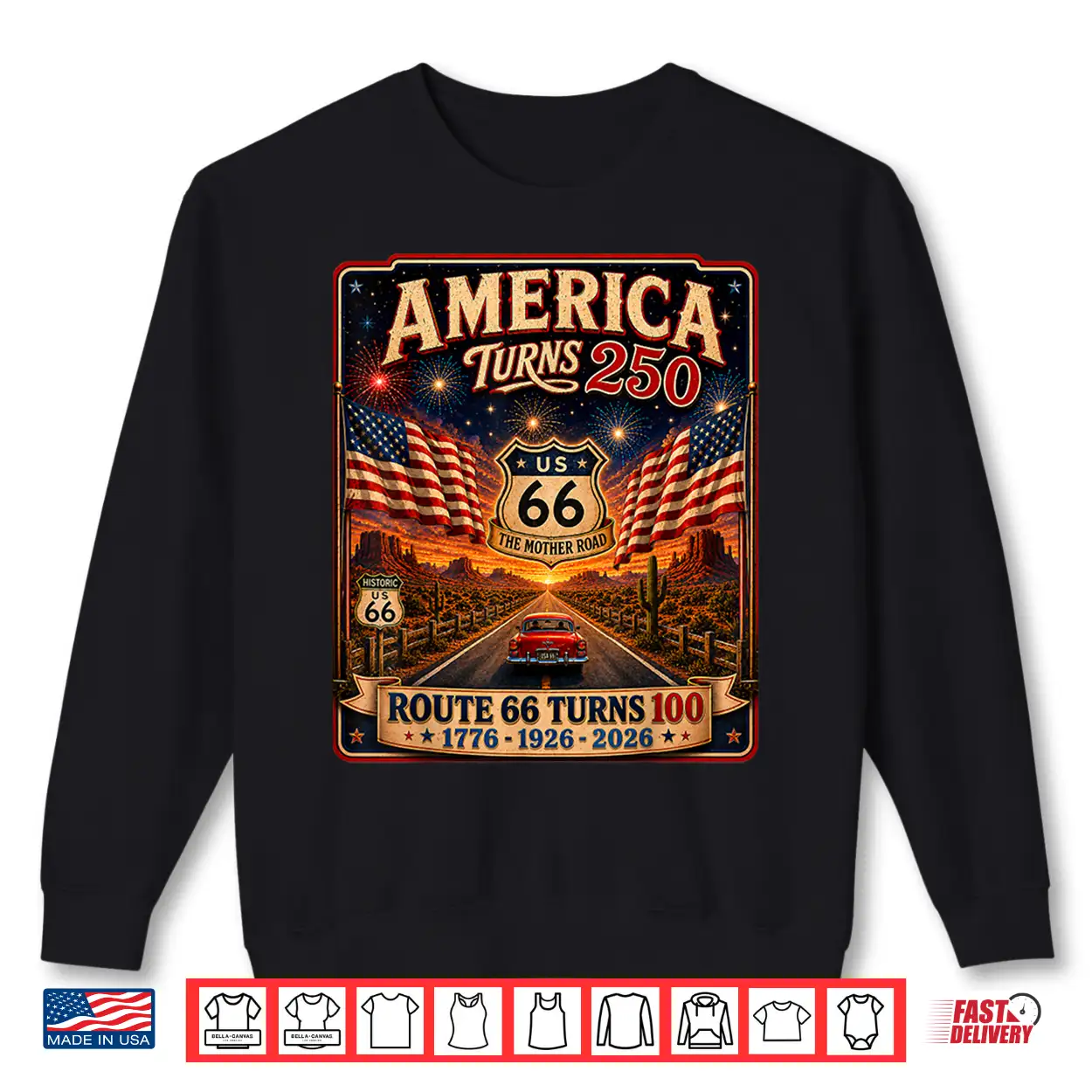 Vintage Usa 250 Us Highway 66 Road Anniversary For Women Shirt Vintage Usa 250 Us Highway 66 Road Anniversary For Women Shirt