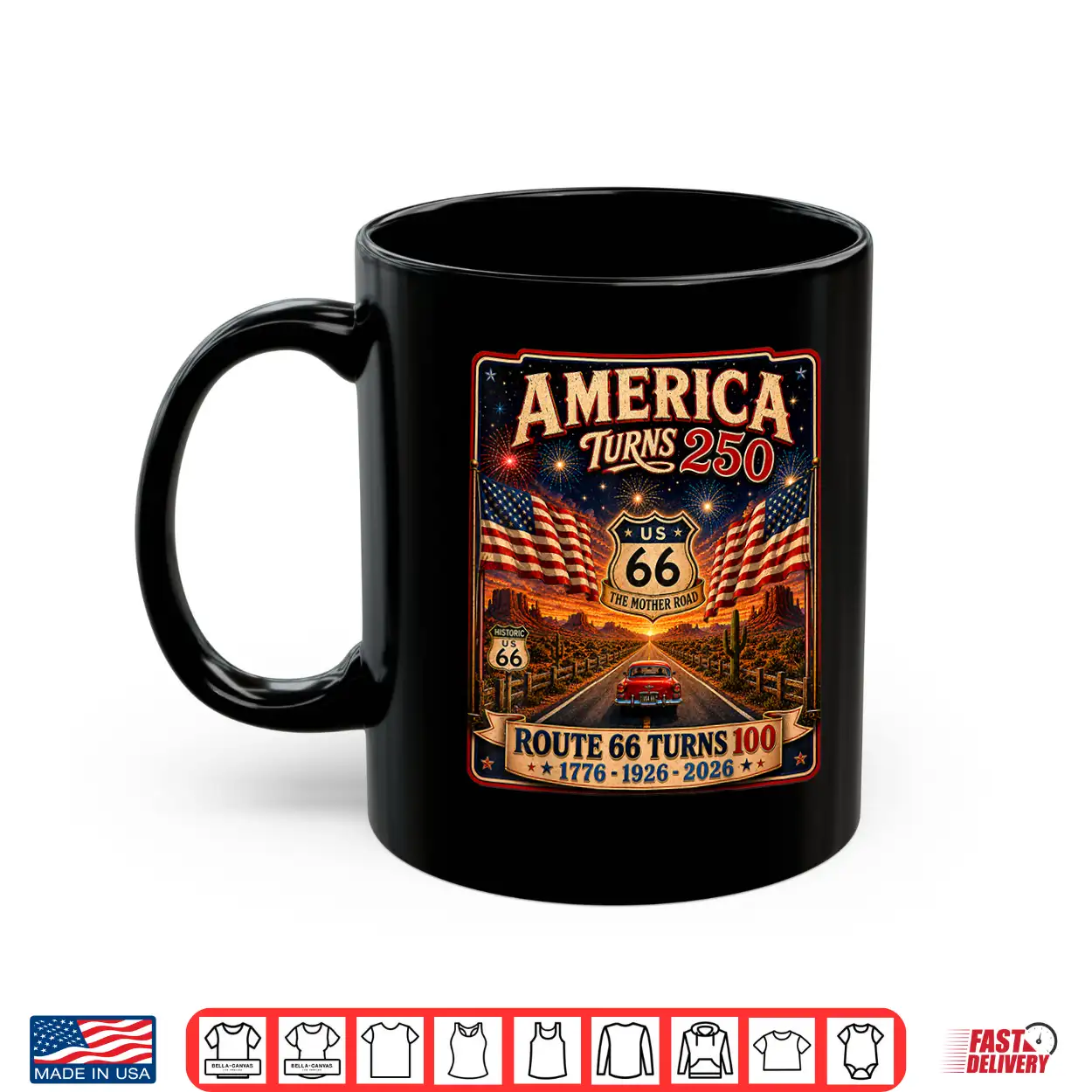 Vintage Usa 250 Us Highway 66 Road Anniversary For Women Shirt Vintage Usa 250 Us Highway 66 Road Anniversary For Women Shirt
