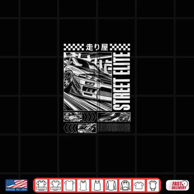 Design Tokyo Drift Street Racing Aesthetic Shirt