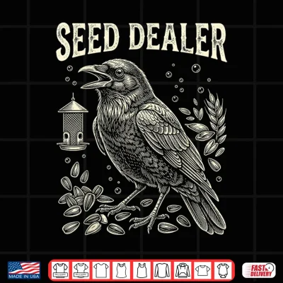 Design Birds Seed Dealer Bird Watching Shirt 2