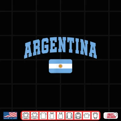 Design Argentina Flag Argentina Pride Design Shirt