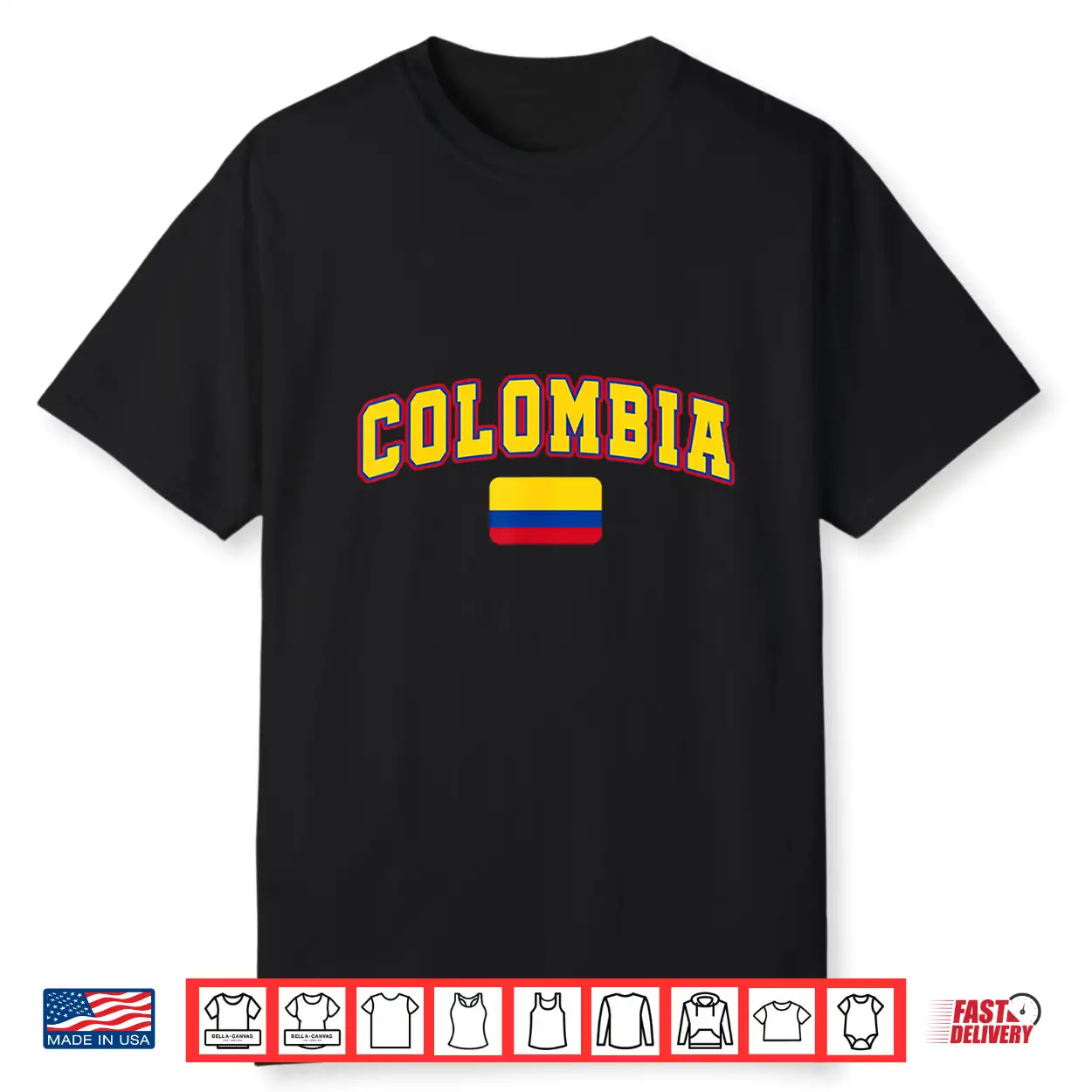 Colombia Flag Colombia Pride Design Shirt Colombia Flag Colombia Pride Design Shirt