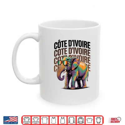 Mug Cute COTE DIvoire Trip Elephant Ivory Coast Boys Vacay Shirt