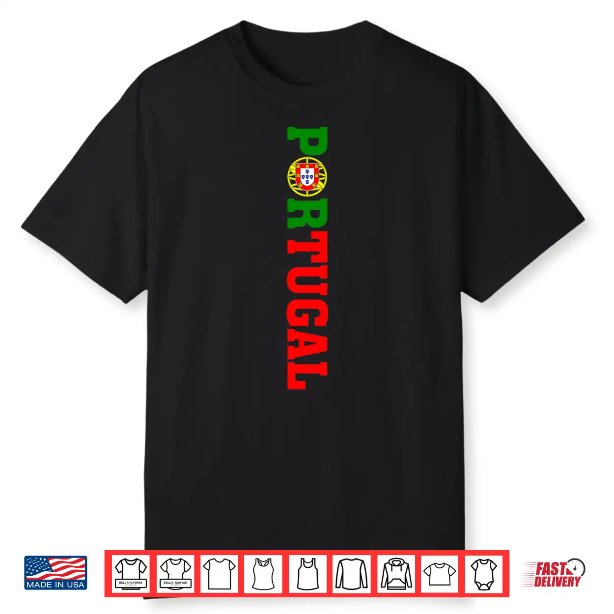 Vintage Portugal Flag Portuguese Roots Pride Men Women Kids Shirt Vintage Portugal Flag Portuguese Roots Pride Men Women Kids Shirt