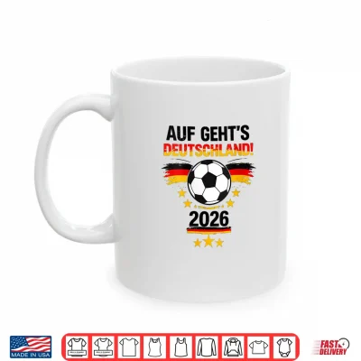 Mug Auf gehts Deutschland 2026 Fussball Deutschland Fan Shirt