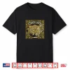 Couch Lock Cat Art Nouveau Stoner Aesthetic Tee Shirt