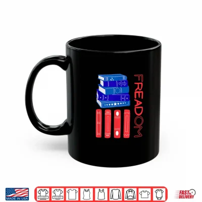 Freadom Freedom 250Th Usa United States Library Book Shirt 3 Mug FREADom Freedom 250th USA United States Library Book Shirt