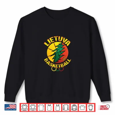Lietuva Basketball Shirt 2 Sweatshirt Lietuva Basketball Shirt