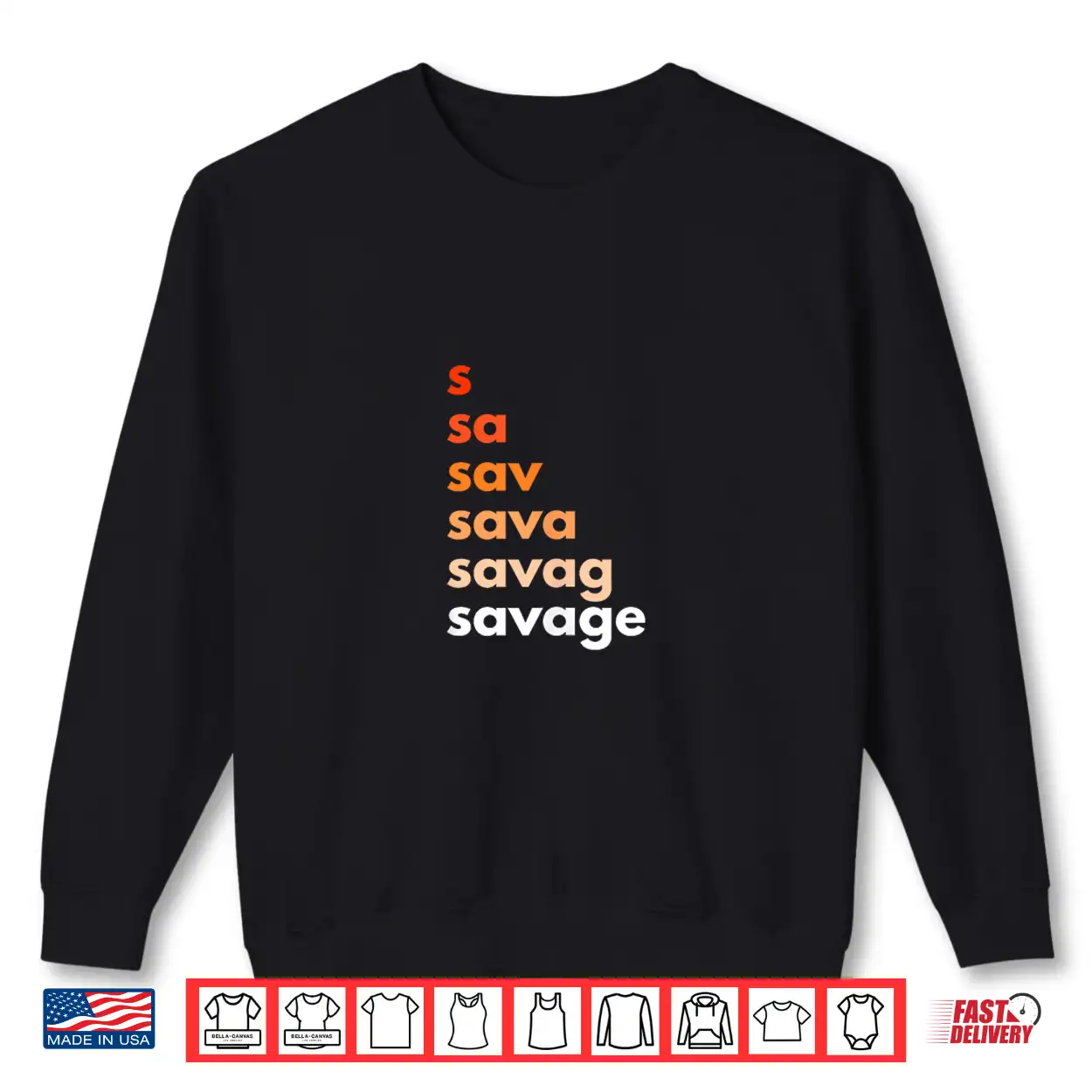 Savage Drip Co. Savage Text Drip Shirt Savage Drip Co. Savage Text Drip Shirt