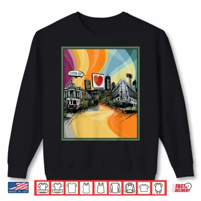 Sweatshirt The Heart Sign Boston 2026 Shirt
