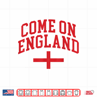 Design Come on England Flag England Pride Shirt