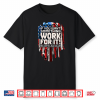 If You Want Something Work For It Red White And Blue Collar Shirt