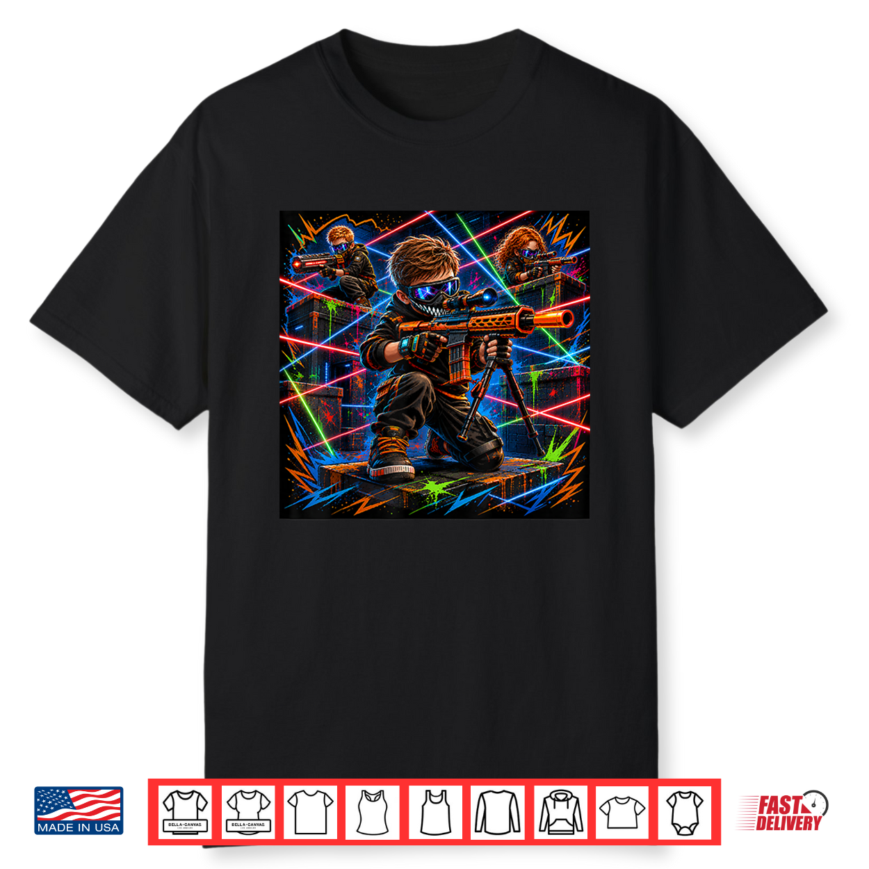 Laser Tag Player Cool Kid Squad Lasertag Team Birthday Party Shirt Laser Tag Player Cool Kid Squad Lasertag Team Birthday Party Shirt