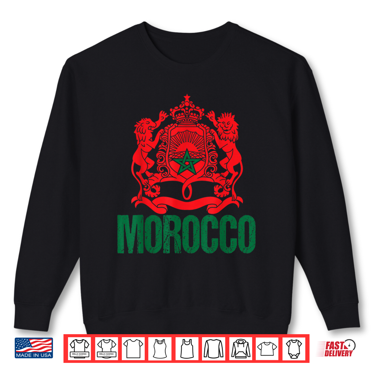 Morocco Football Soccer World 2026 Flag Design Outfit Shirt Morocco Football Soccer World 2026 Flag Design Outfit Shirt
